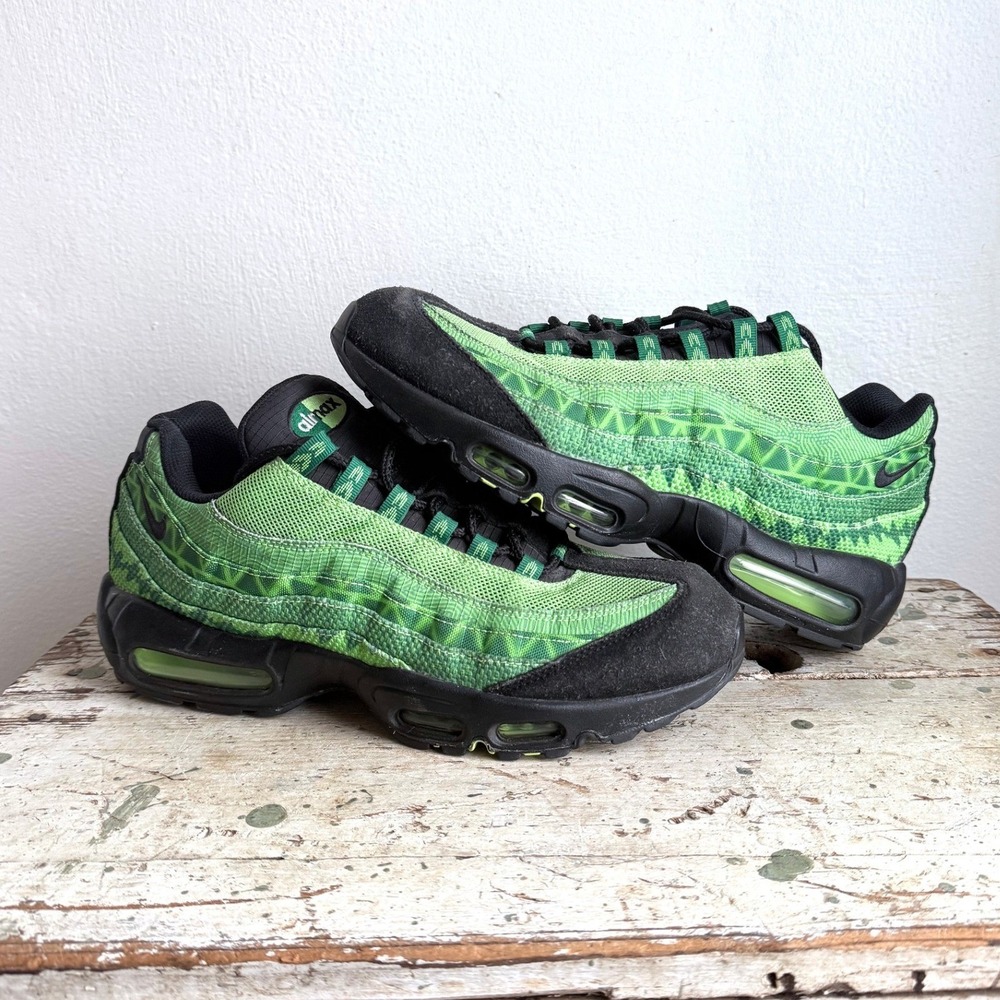 Nike Air Max 95 Naija‎ Pine Green Black CW2360-300 Size 11